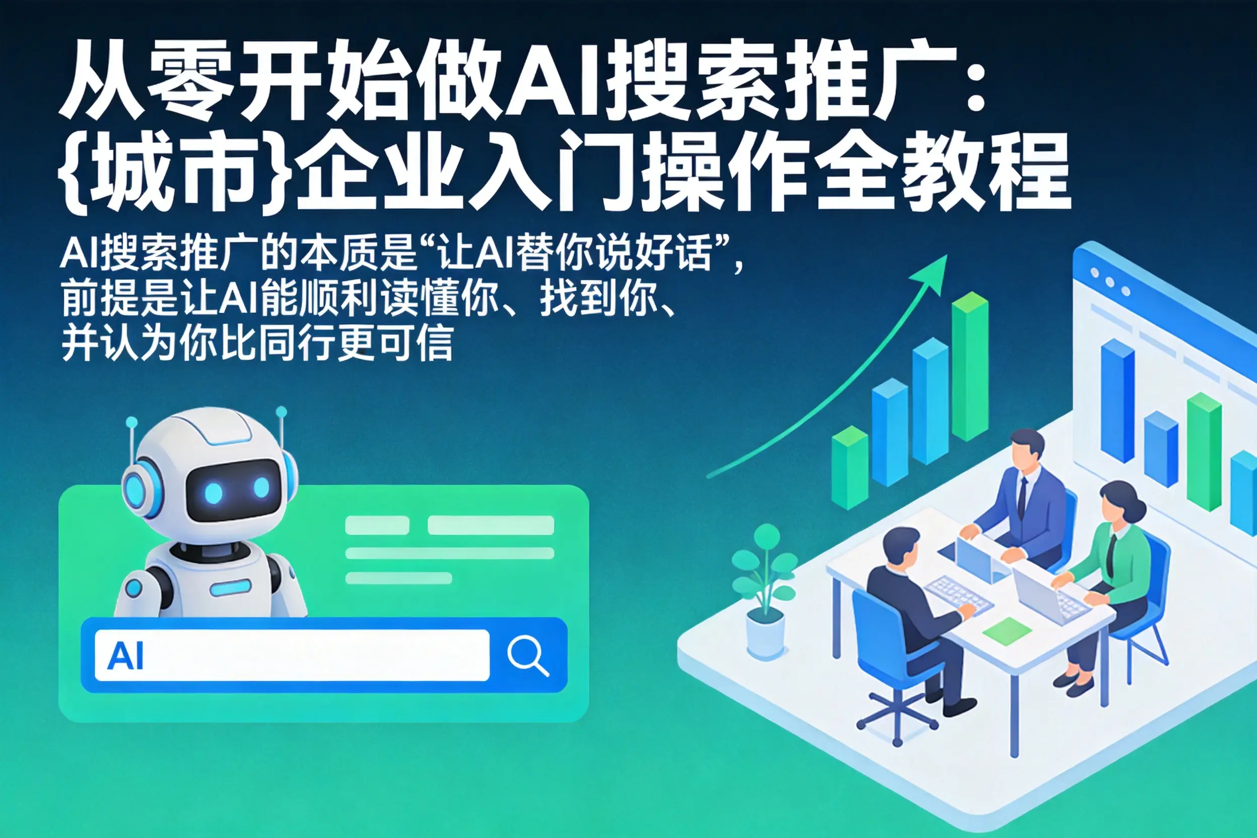 从零开始做AI搜索推广：遂宁企业入门操作全教程