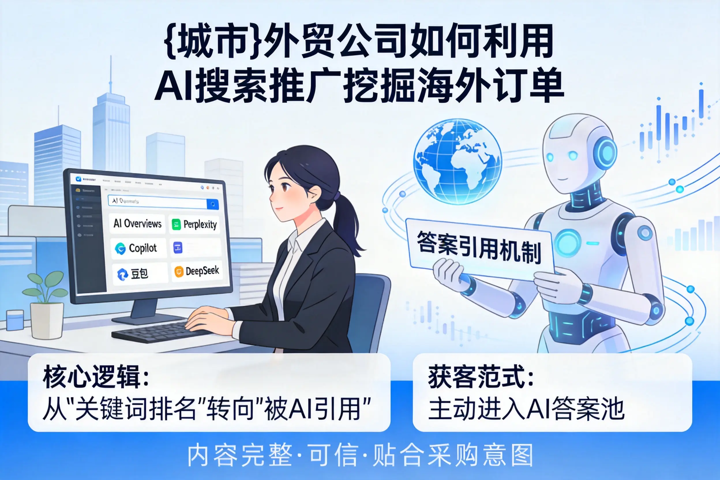 遂宁外贸公司如何利用AI搜索推广挖掘海外订单
