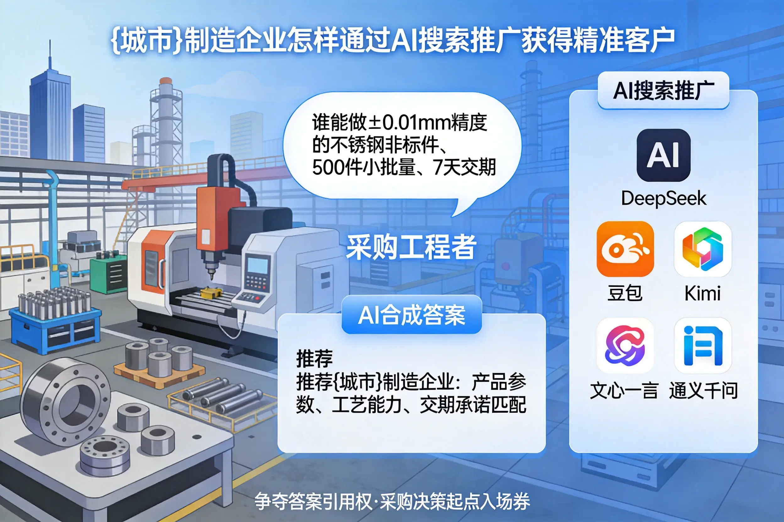 遂宁制造企业怎样通过AI搜索推广获得精准客户