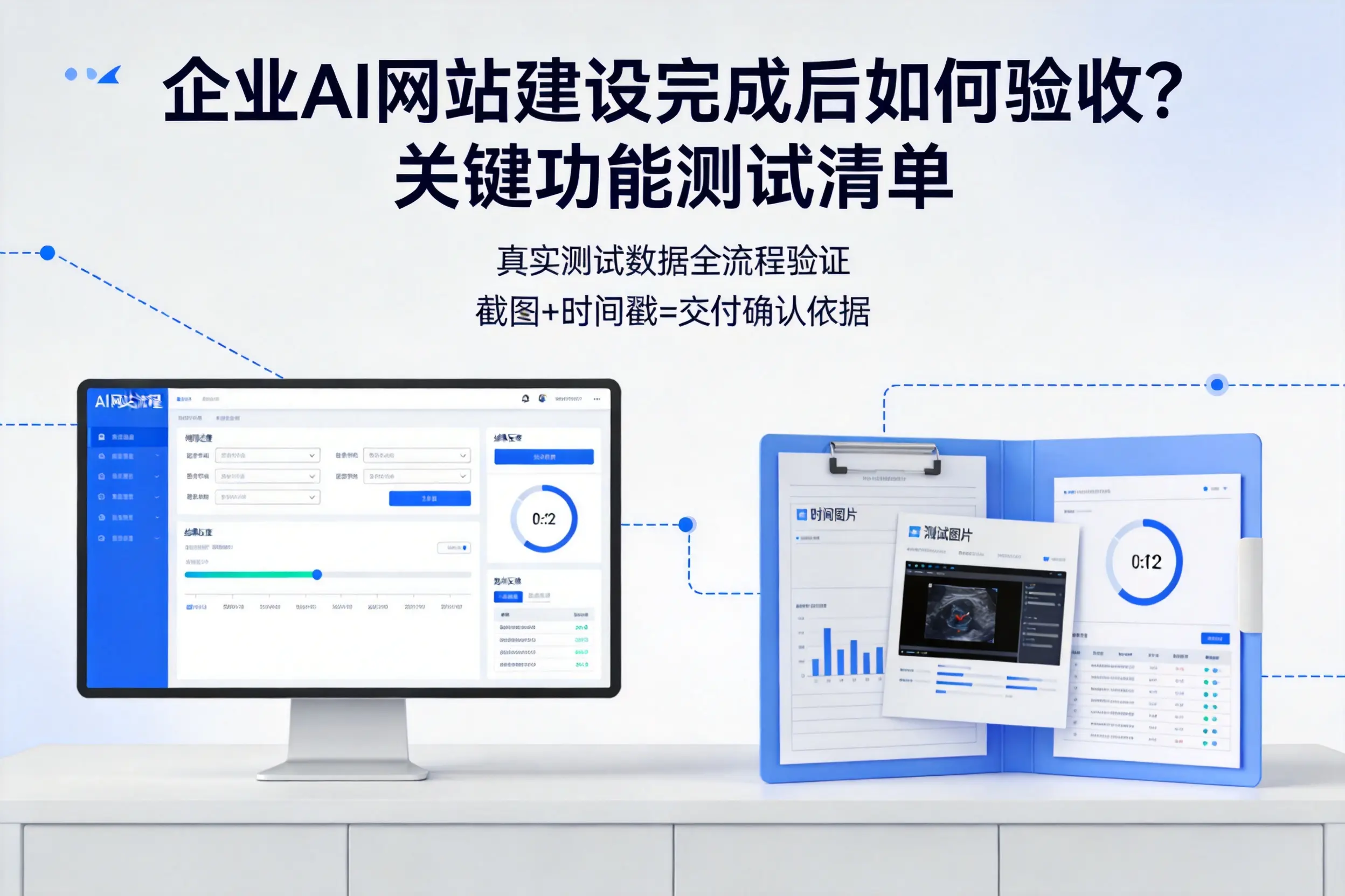 遂宁企业AI网站建设完成后如何验收？关键功能测试清单