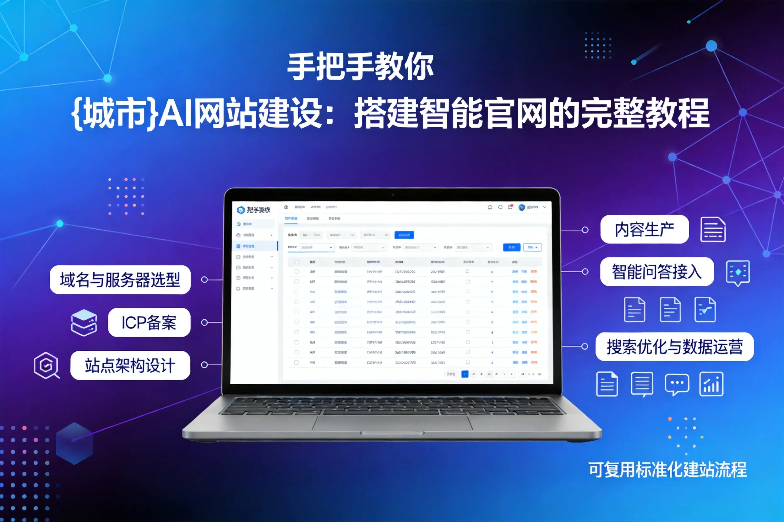 手把手教你遂宁AI网站建设：搭建智能官网的完整教程